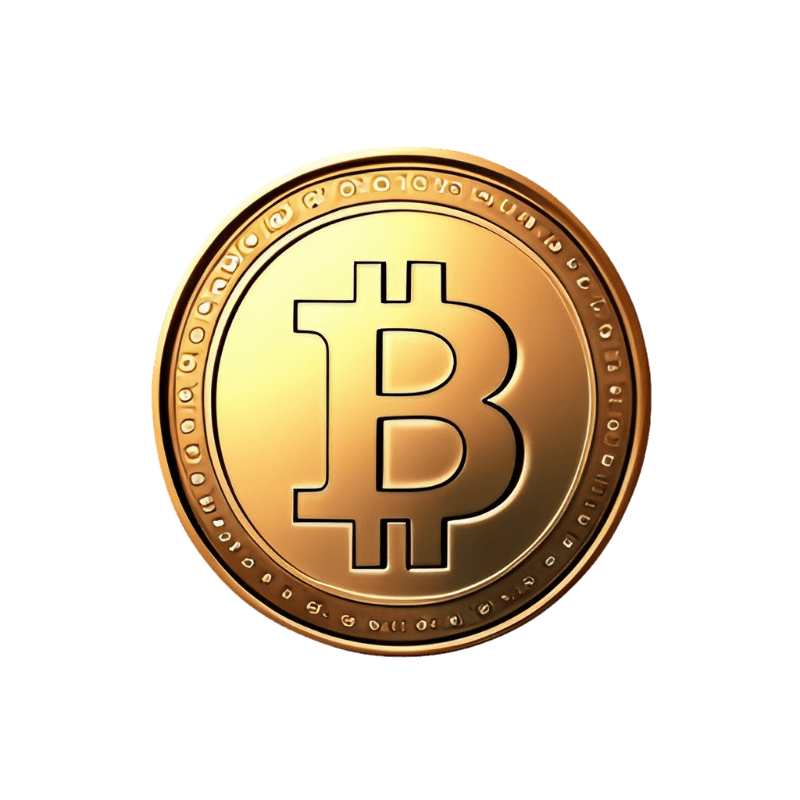 Bitcoin logo dorato