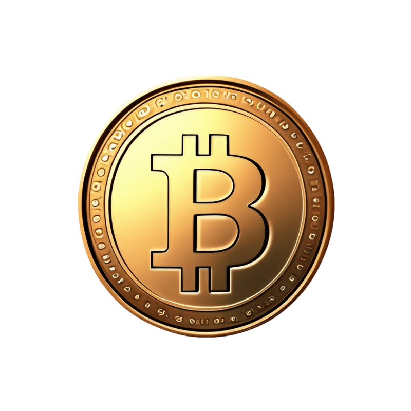 Bitcoin logo dorato